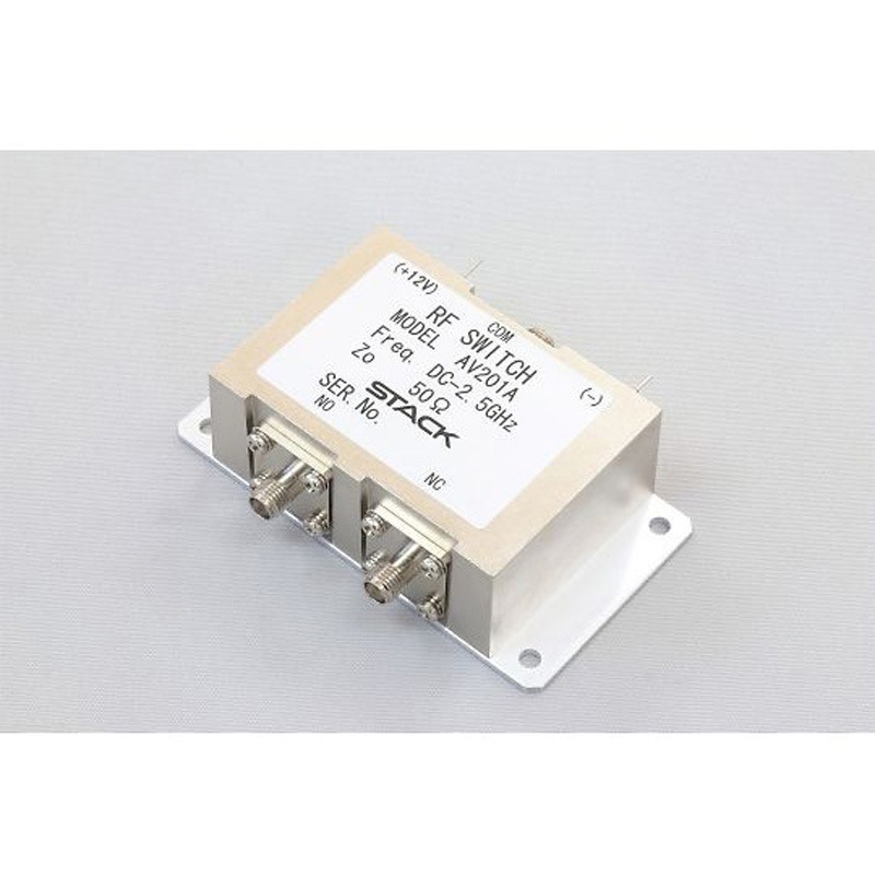 同軸切替器　５個 AV201A SMA型同軸切替器 DC～2.5GHz AVシリーズ スタック電子 1個