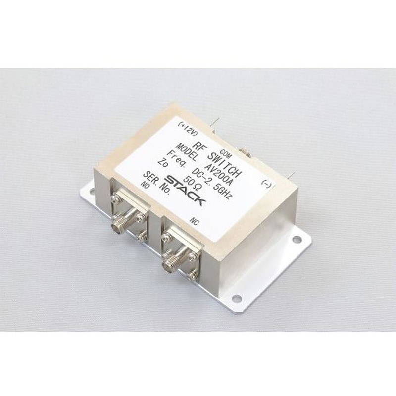 AV200A SMA型同軸切替器 DC～2.5GHz AVシリーズ スタック電子 1個