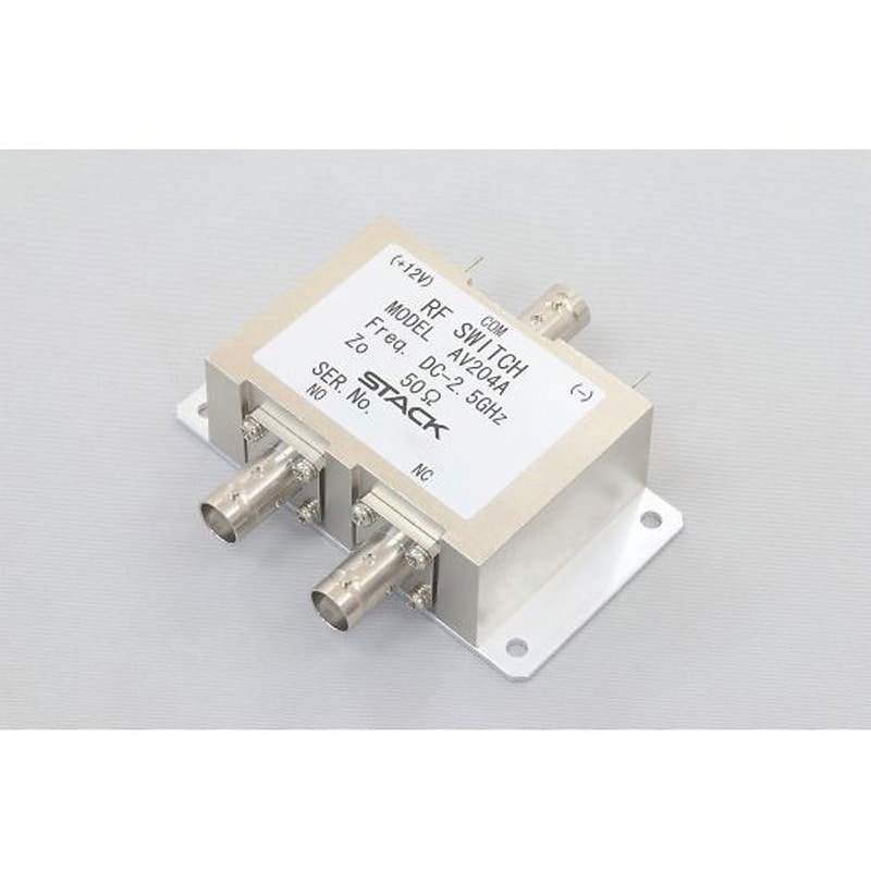 AV204A BNC型同軸切替器 DC～2.5GHz AVシリーズ スタック電子 1個