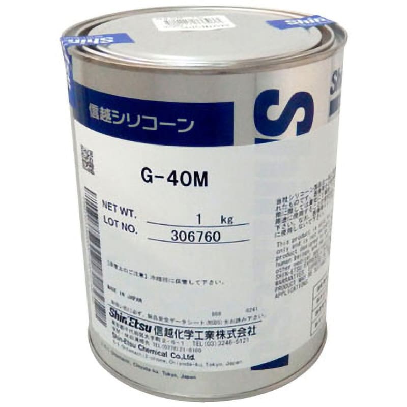 信越 シリコーングリース 1ｋｇ Ｍ G40M-1 化学製品・グリス・ペースト