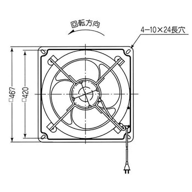 有圧換気扇 単相100V SCF-35DC1