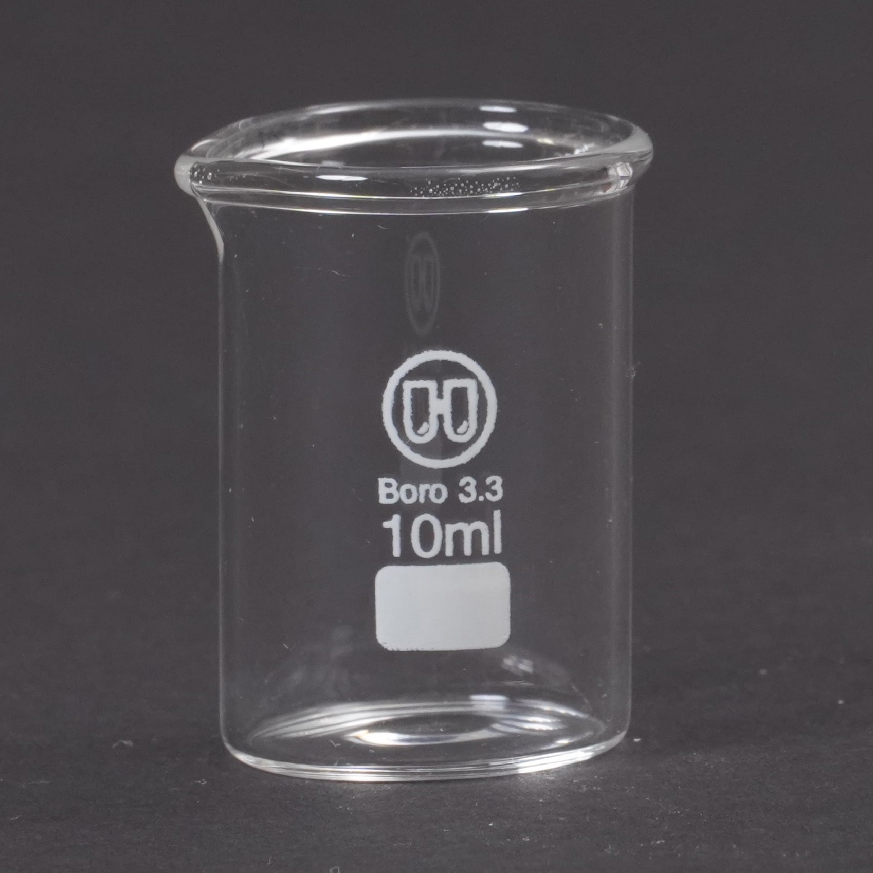 MB0010 ビーカー ガラス製 モノタロウ 10mL 目盛なし 1個