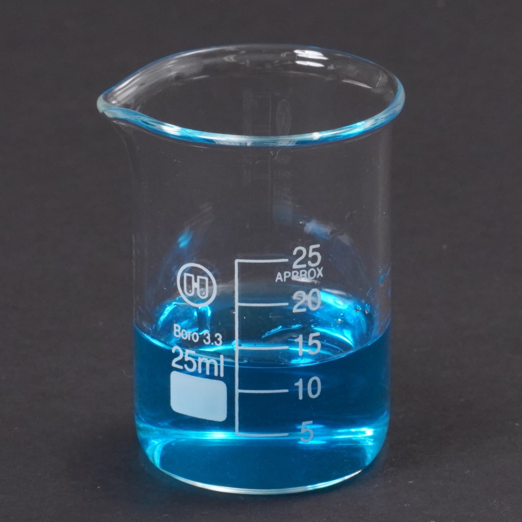 100ml 目盛り耐熱ガラス瓶 青色キャップ 10個セット 100ml 目盛り耐熱