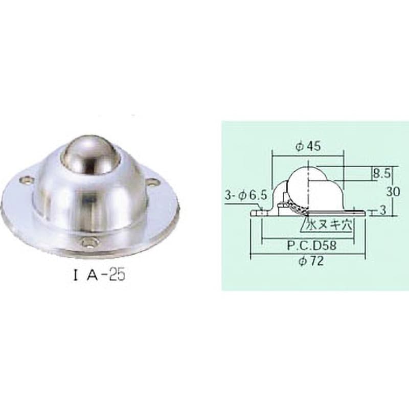 IA-25R ボールベア(上向用) 1個 井口機工製作所 【通販サイトMonotaRO】