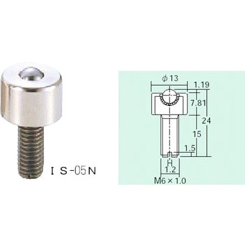 IS-05SN ボールベア(上向用) 1個 井口機工製作所 【通販サイトMonotaRO】