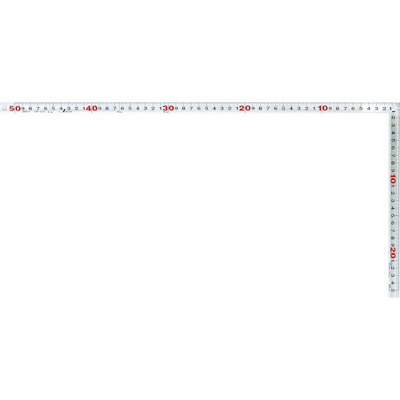 タイプ尺様 曲尺大金普及型 ステン 1m×60㎝ 表裏同目 8段目盛 - シンワ