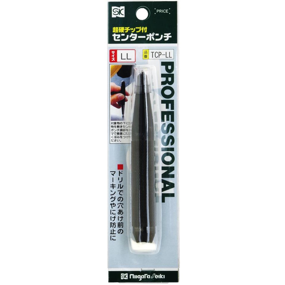 ポンチ TCP-LL 超硬チップ付センターポンチ 1個 SK(新潟精機) 【通販モノタロウ】