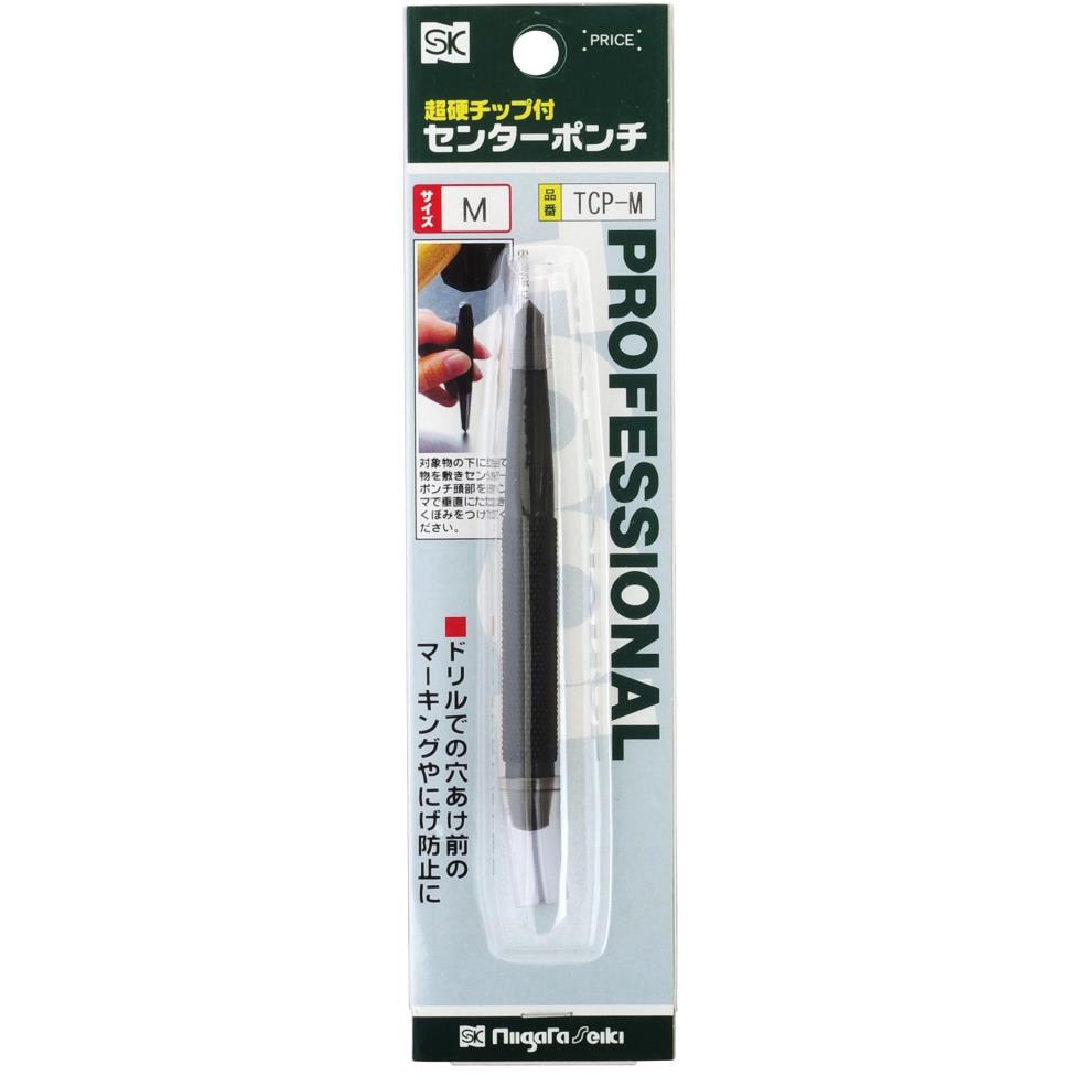 TCP-M 超硬チップ付センターポンチ 1個 SK(新潟精機) 【通販モノタロウ】