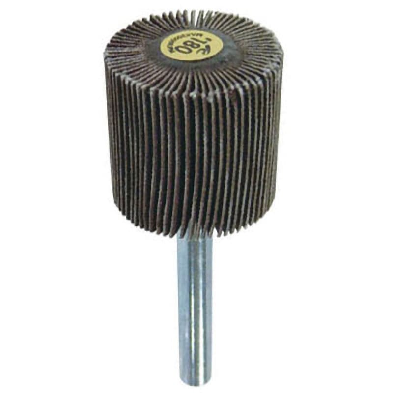 AF2525 フラップホイル (直径25×幅25mm) イチグチ 粒度180 軸径6mm軸長