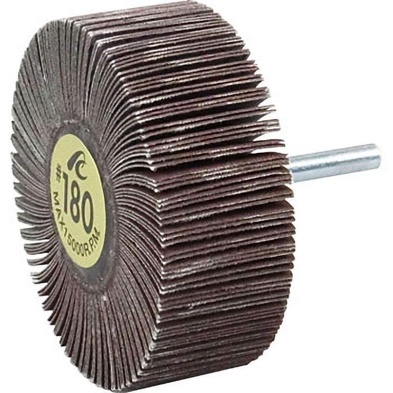 AF8030 フラップホイル (直径80×幅30mm) イチグチ 粒度180 軸径
