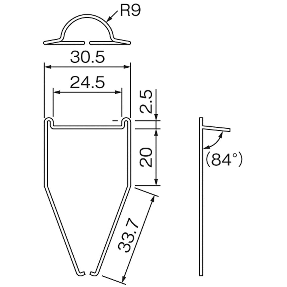 Y92H-4 共用ソケット保持金具 角形ソケット用 1袋(20個) オムロン(omron) 【通販サイトMonotaRO】