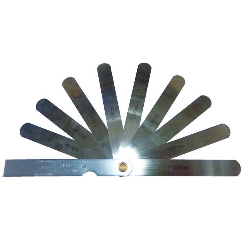 172MB(校正企業実施校正書・トレーサビリティ体系図付) シクネスゲージ(12.7幅) 永井ゲージ製作所 測定範囲0.04～0.30mm リーフ長さ100mm 1セット