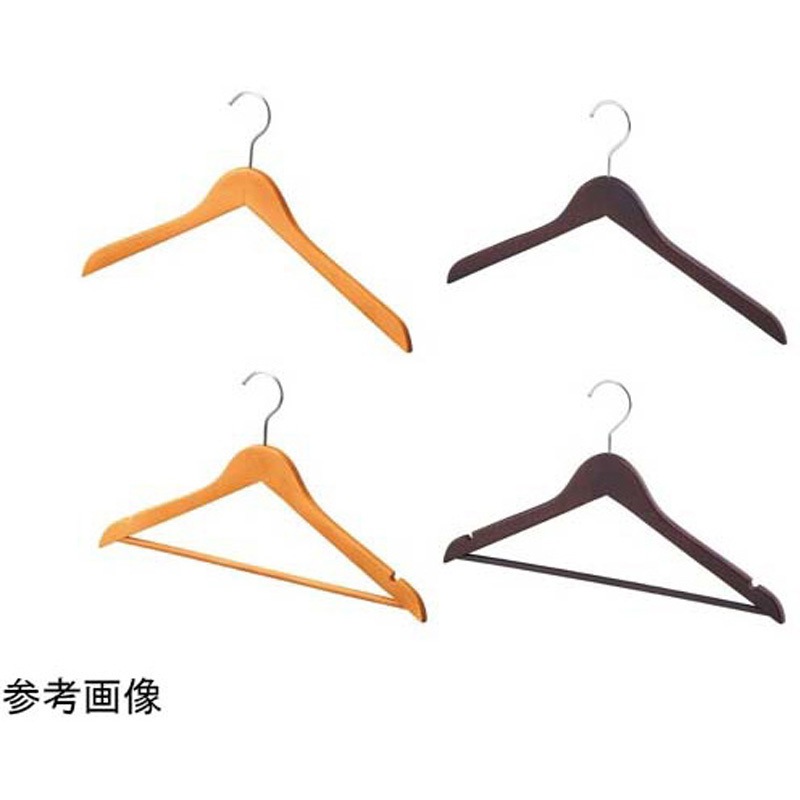 木製ハンガー　120本　新品未使用 61-193-2-1 木製ハンガー W44cm 100本入 61シリーズ 1箱(100本