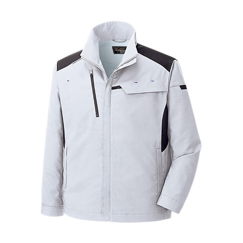 VE761-UE-S 作業服 帯電防止JIS適合品 ベルデクセルフレックス 男女共用ジャンパー シルバーグレー VE761-UEシリーズ 1着 ミドリ安全 【通販モノタロウ】