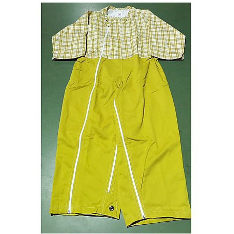 介護つなぎ イエロー 10枚入 1箱(10枚) アズワン 【通販モノタロウ】