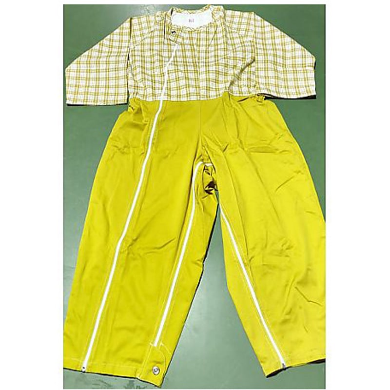 介護つなぎ イエロー 10枚入 1箱(10枚) アズワン 【通販モノタロウ】