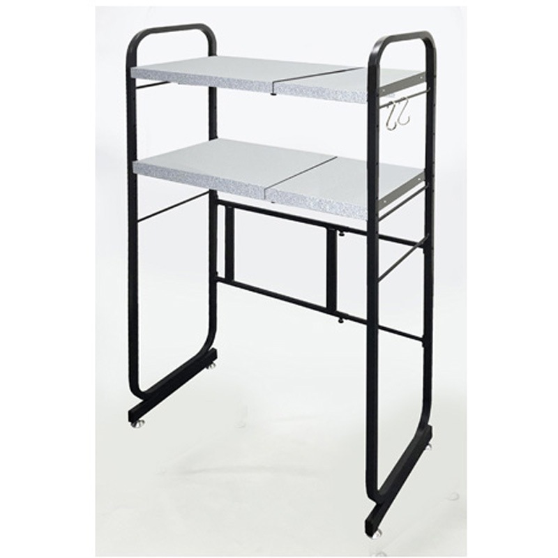 KPG-4002BK 伸縮式キッチンペールラック2段ガルバタイプ KPG-4002シリーズ 1箱 アイ・エル・シー 【通販モノタロウ】