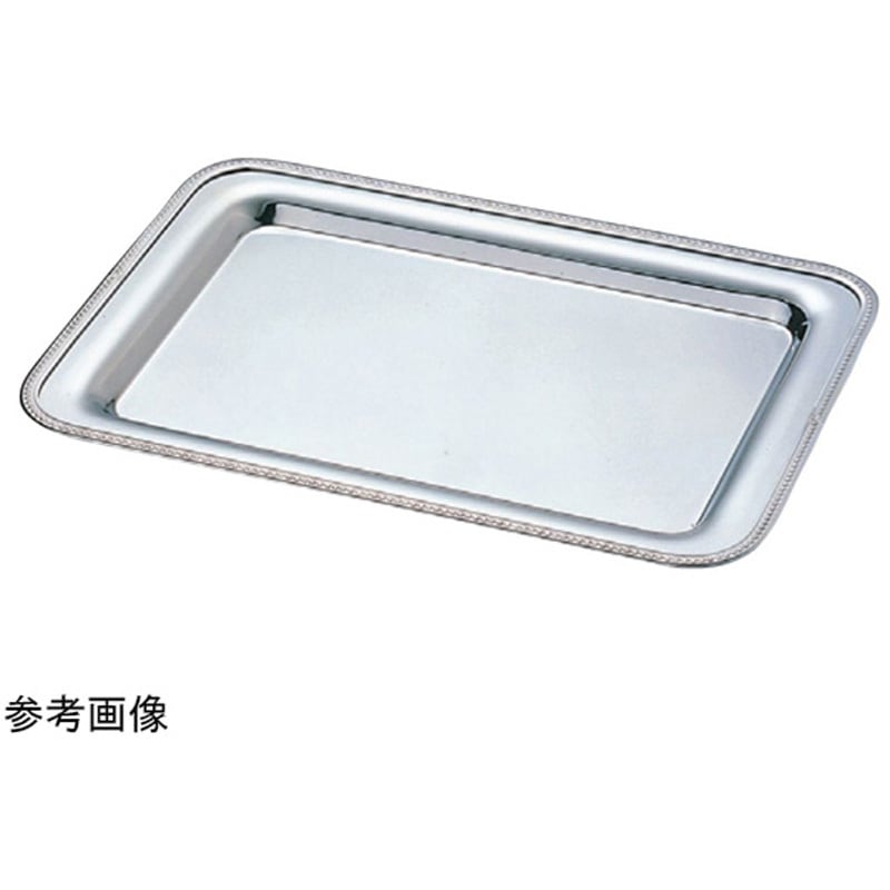 SW 18-8パール渕角盆 手無 1個 アズワン 【通販モノタロウ】