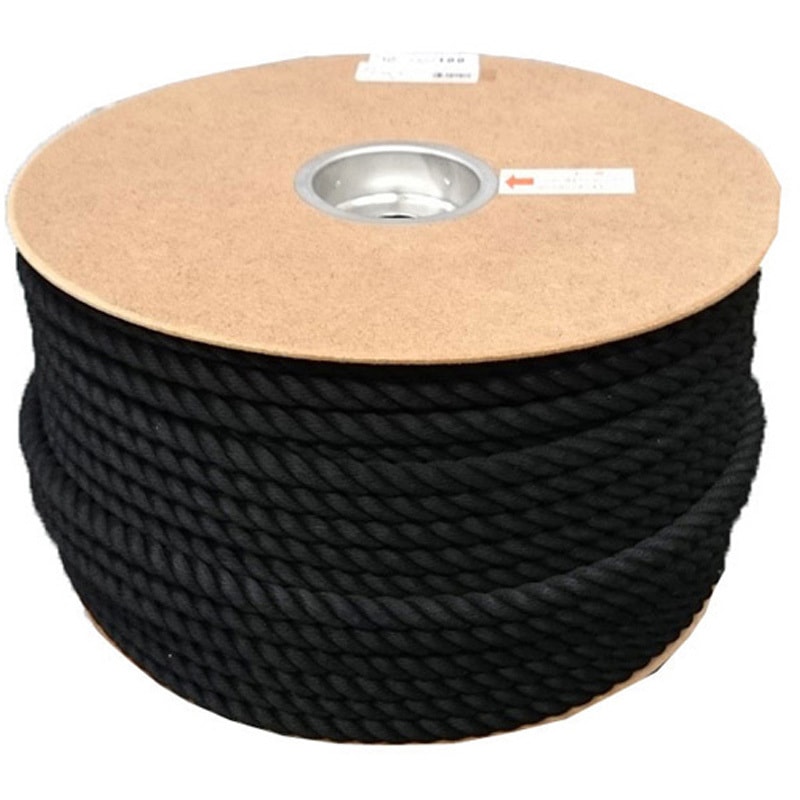 RS-61 エステルロープ ドラム ブラック RSシリーズ ユタカメイク 1巻 RS-61