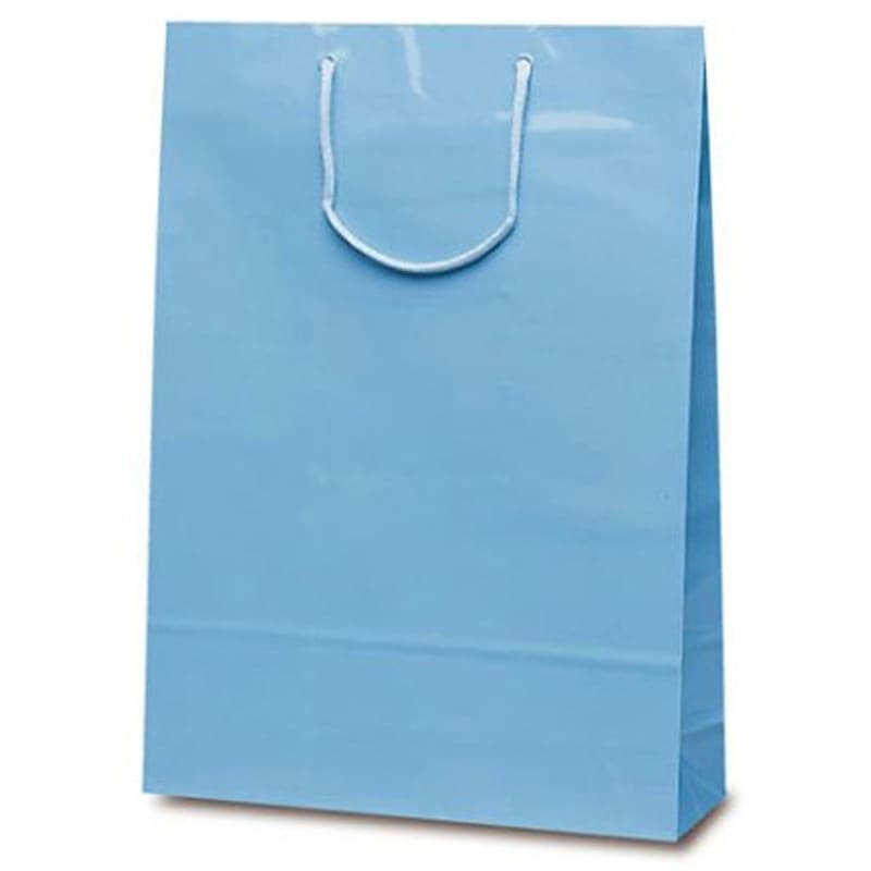 1106 紙袋 ブルー 1ケース(50枚) ベルベ 【通販モノタロウ】