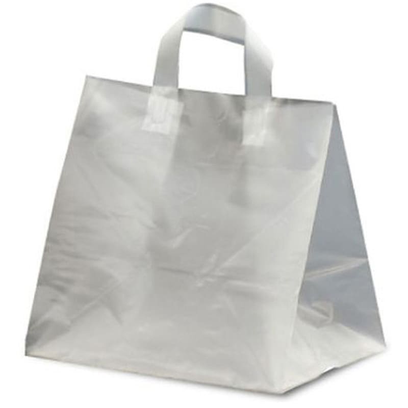 9016 ポリ手提げ ポリケーキバッグ 無地 1ケース(300枚) ベルベ 【通販モノタロウ】