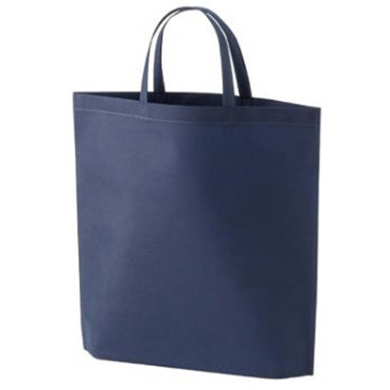 9244 エコバッグ シンプルトート 75 ネイビー 1ケース(200枚) ベルベ 【通販モノタロウ】