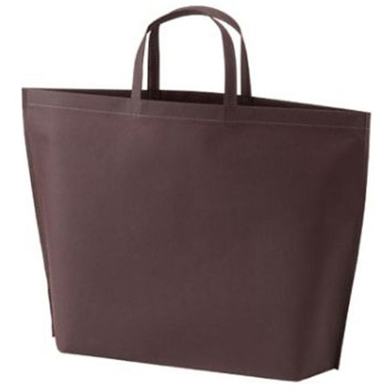9264 エコバッグ シンプルトート 75 ダークブラウン 1ケース(200枚) ベルベ 【通販モノタロウ】