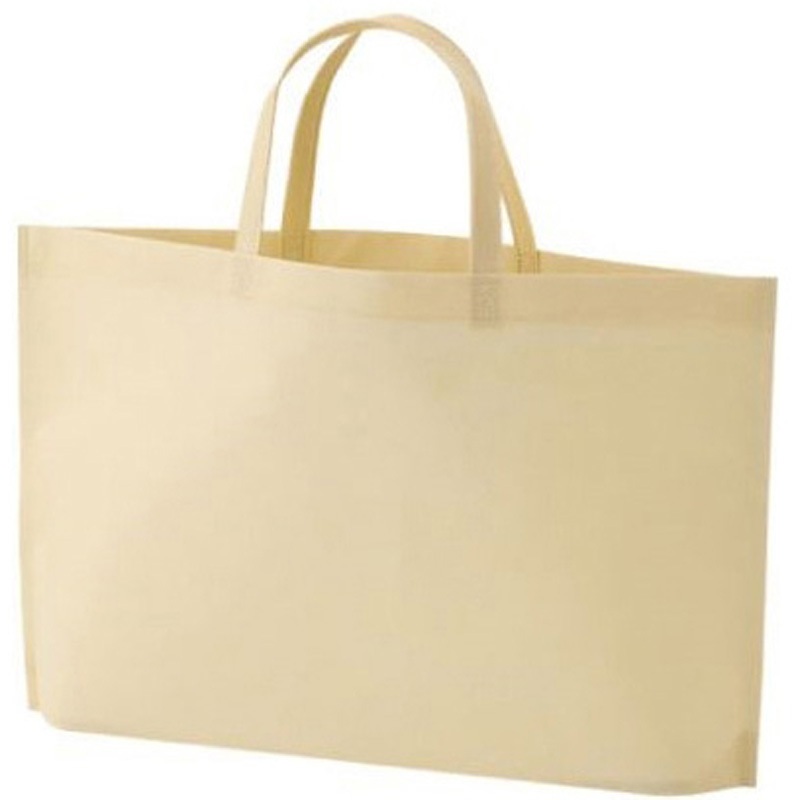 9251 エコバッグ シンプルトート 75 ベージュ 1ケース(200枚) ベルベ 【通販モノタロウ】