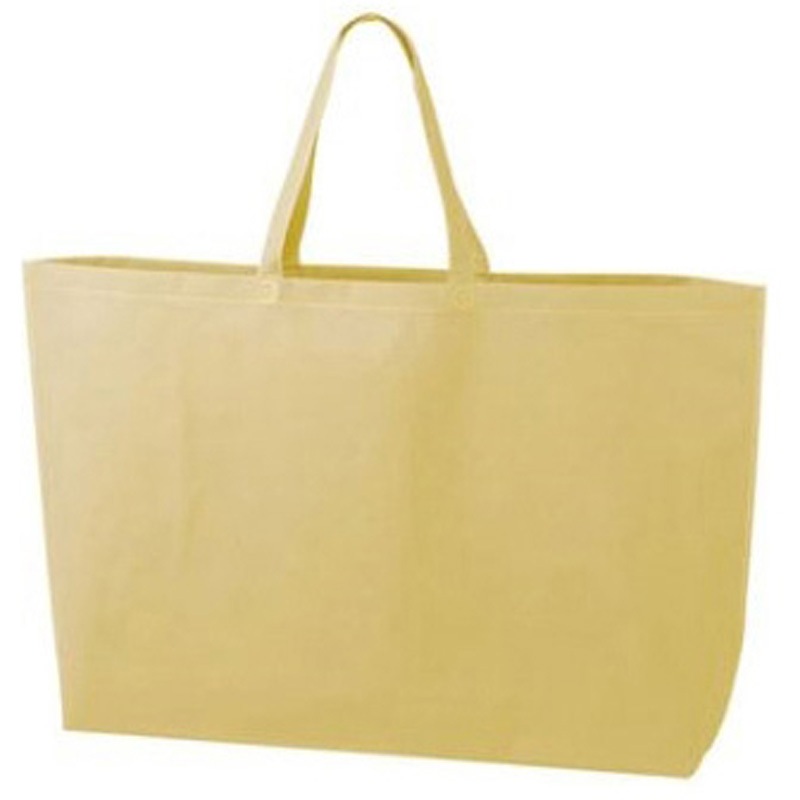 9269 エコバッグ シンプルトート 75 ベージュ 1ケース(100枚) ベルベ 【通販モノタロウ】