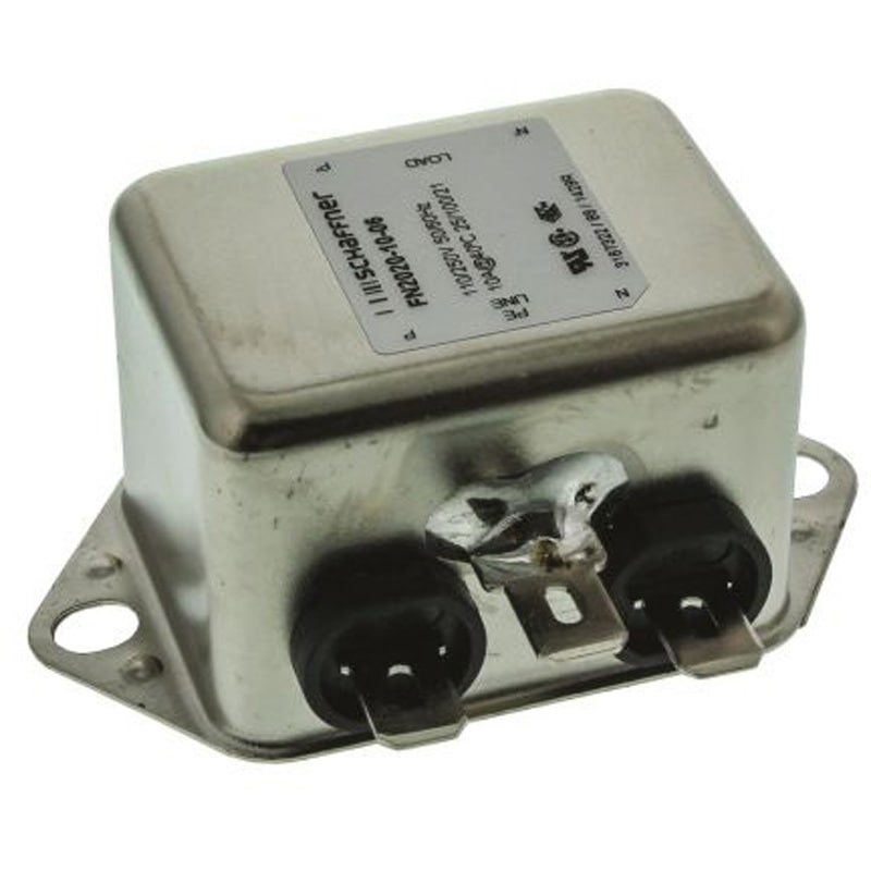 FN2020-10-06 Schaffner EMIフィルタ 単相 10A シャーシーマウント 4.7nF 800 μH 0.74 mA Single Stage 2.9W 1MΩ SCHAFFNER 1箱(60個) FN2020-10-06