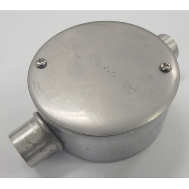 SM16S ステンレスレス 丸型 貫通 電成興業 種類:直線2方出