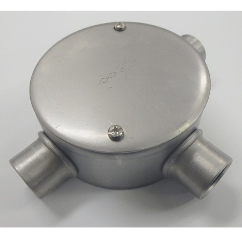 SM163 ステンレスレス 丸型 電成興業 種類3方出   SM163