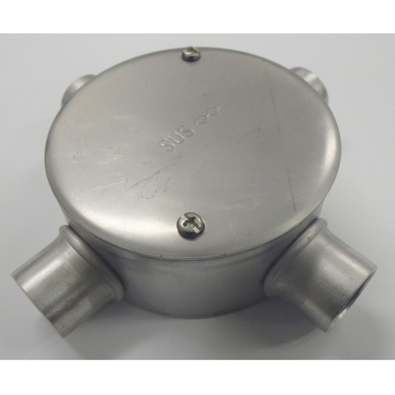 SM164 ステンレスレス 丸型 電成興業 種類4方出   SM164 12,905円
