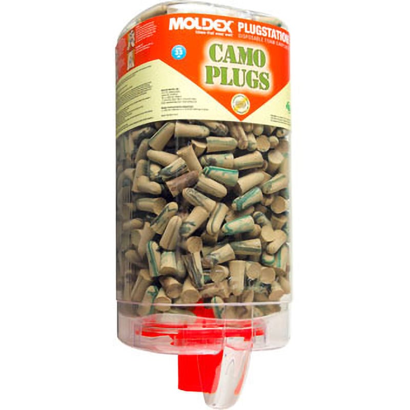 MOLDEX(モルデックス) 再使用可能耳せん CAMO ROCKETS コード付き 6485 - 耳栓