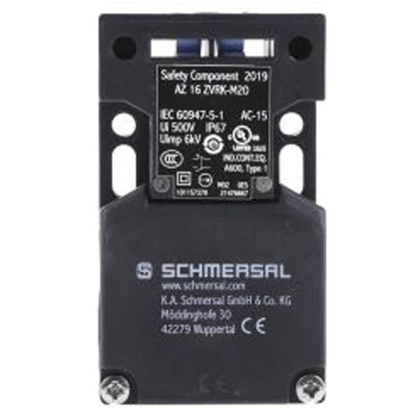 AZ16ZVRK-M20 Schmersal AZ16 安全インターロックスイッチ， ガラス繊維、プラスチック， NO / NC 1個 SCHMERSAL 【通販モノタロウ】