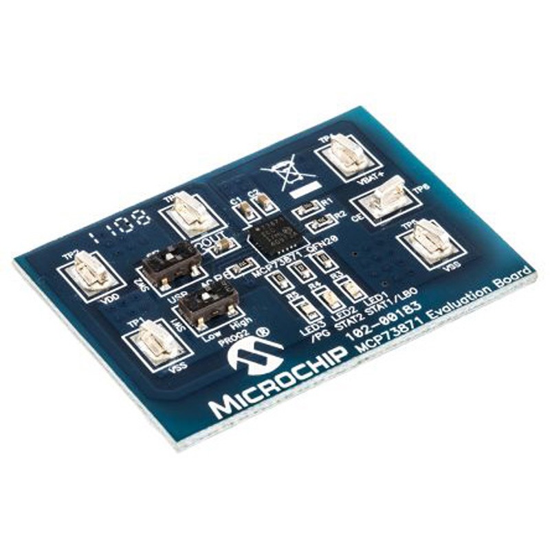 MCP73871EV マイクロチップ，  評価ボード バッテリ充電器 MICROCHIP 1個 MCP73871EV