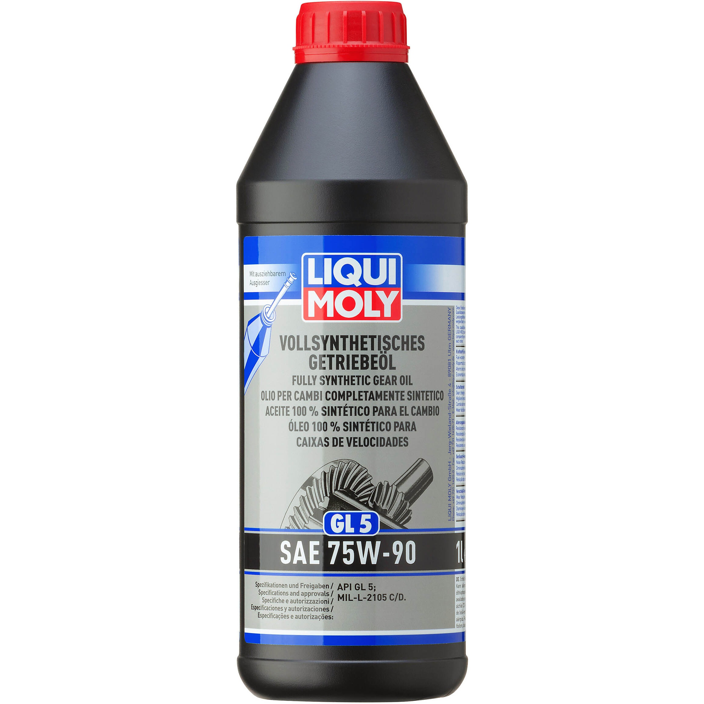 1414 フルシンセティックギアオイル GL5 SAE 75W90 1本(1L) LIQUI MOLY 【通販モノタロウ】