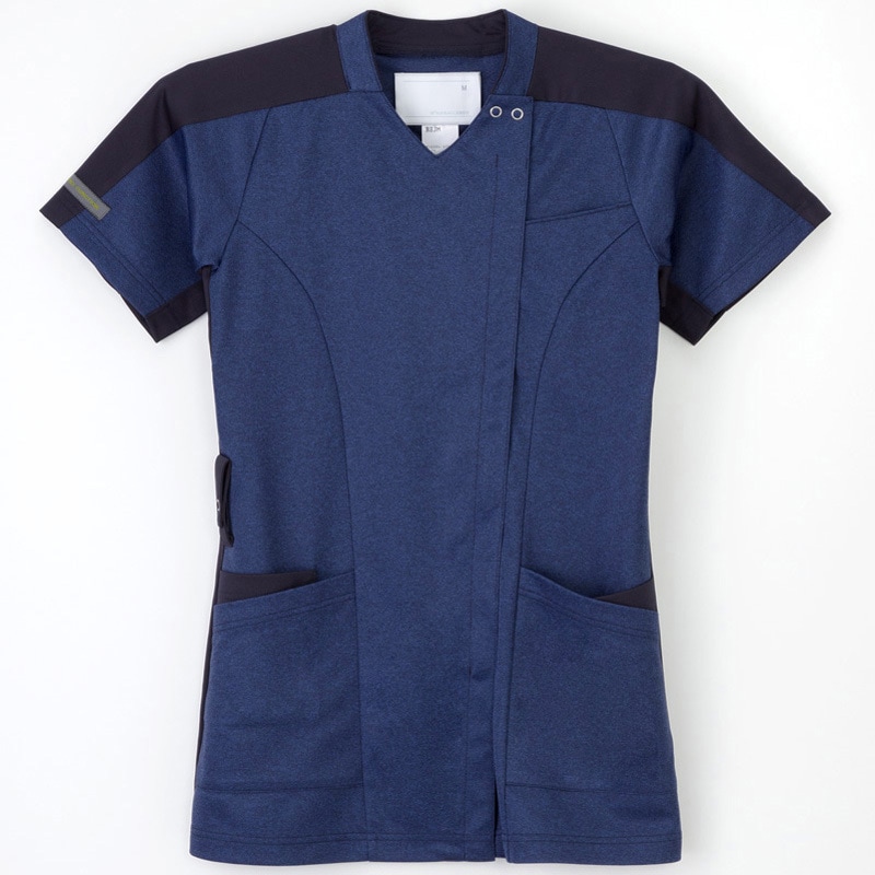 JM-3132 男女兼用ニットシャツ ナガイレーベン ネイビー色 S  JM-3132 5,578円