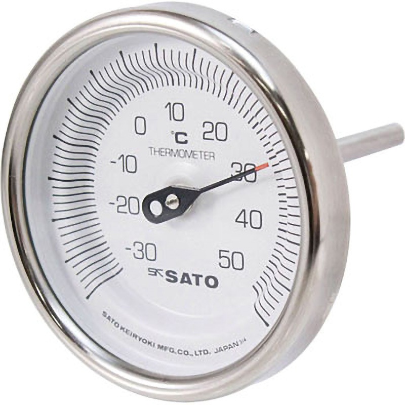 BM-T-90S -30:50℃ 60L(2010-10) バイメタル式温度計 佐藤計量器製作所 測定範囲-30～50℃