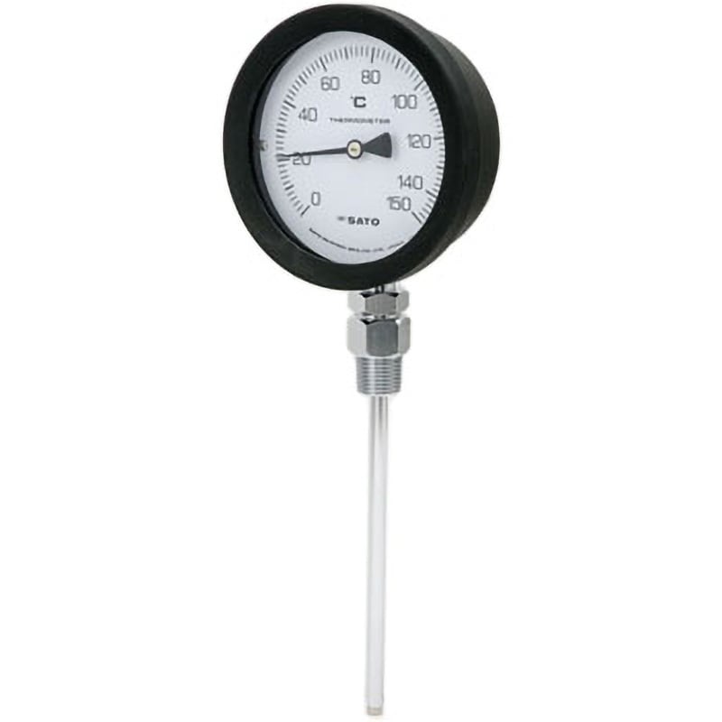 佐藤 バイメタル温度計ＢＭ−Ｔ型 測定温度範囲−３０〜５０℃ 感温部長