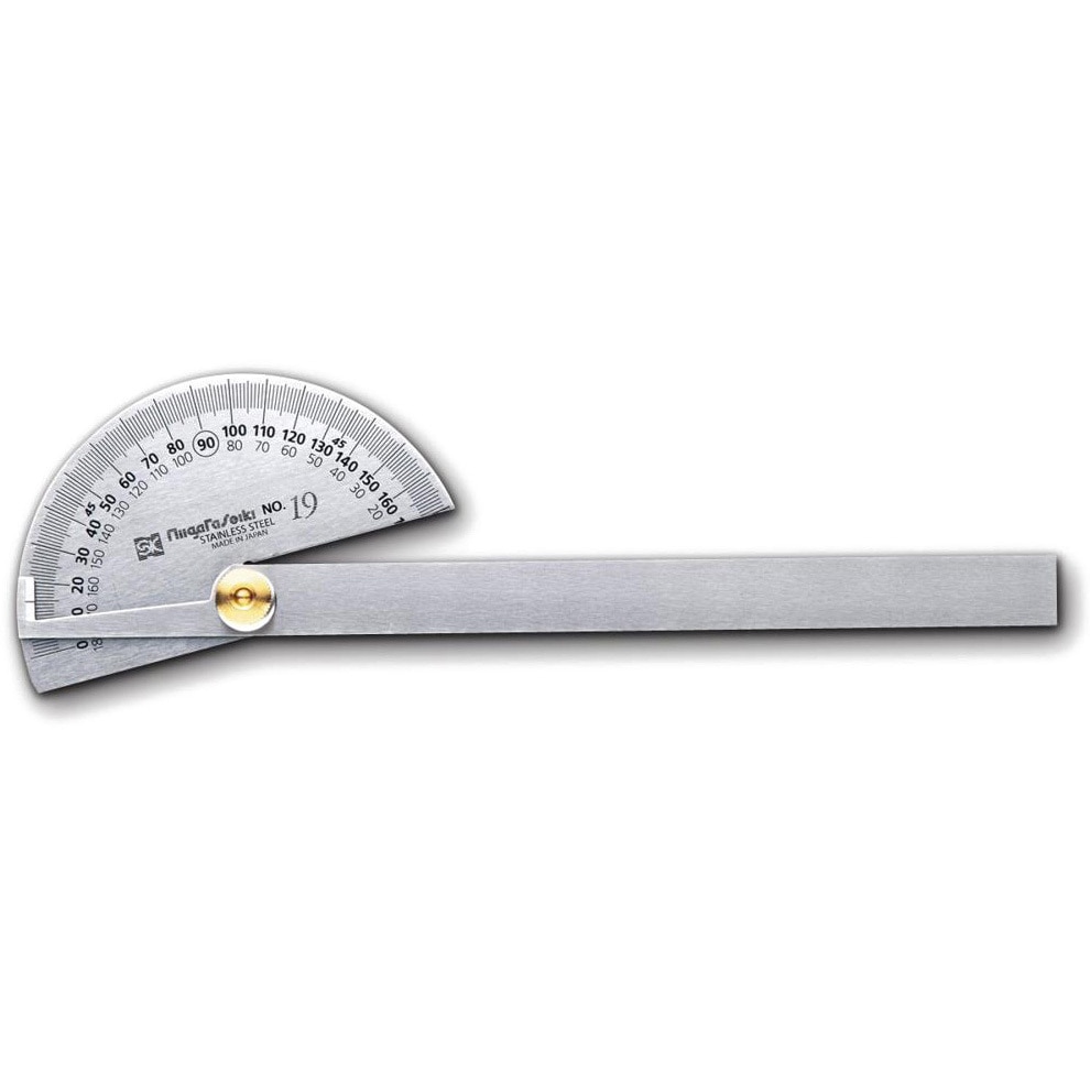 No.19A(校正書・トレーサビリティ体系図付) プロトラクター No.19A 1個 SK(新潟精機) 【通販モノタロウ】