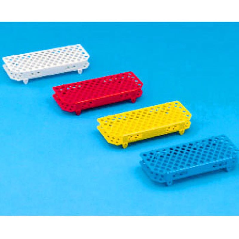 563-04 ラック マイクロテストチューブ1.5mL用 Kartell(カルテル) 青色