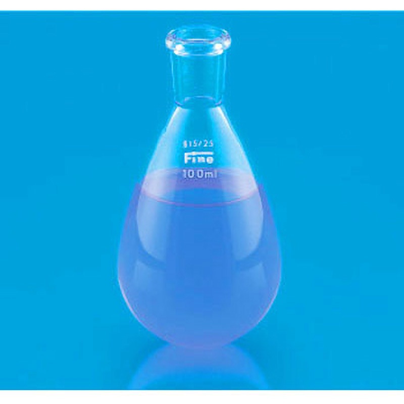 330-13-58-63 F透明共通ナス型フラスコ TGK(東京硝子器械) 200mL