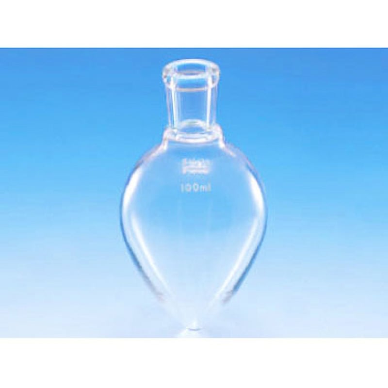 330-13-59-59 F透明共通梨フラスコ TGK(東京硝子器械) 100mL   330-13-59-59