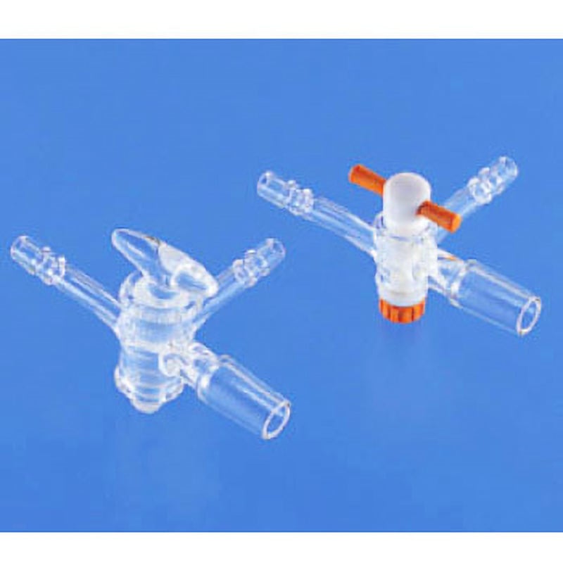 330-13-84-75 透明共通吸引栓三方PTFE 1個 TGK(東京硝子器械) 【通販モノタロウ】