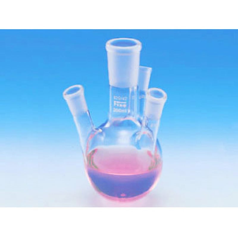 330-15-42-06 Fine 共通四口フラスコ TGK(東京硝子器械) 500mL 330-15