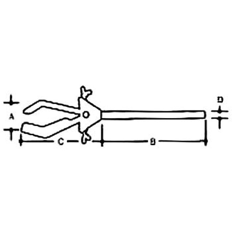 Fine 両締挾み 1個 TGK(東京硝子器械) 【通販モノタロウ】