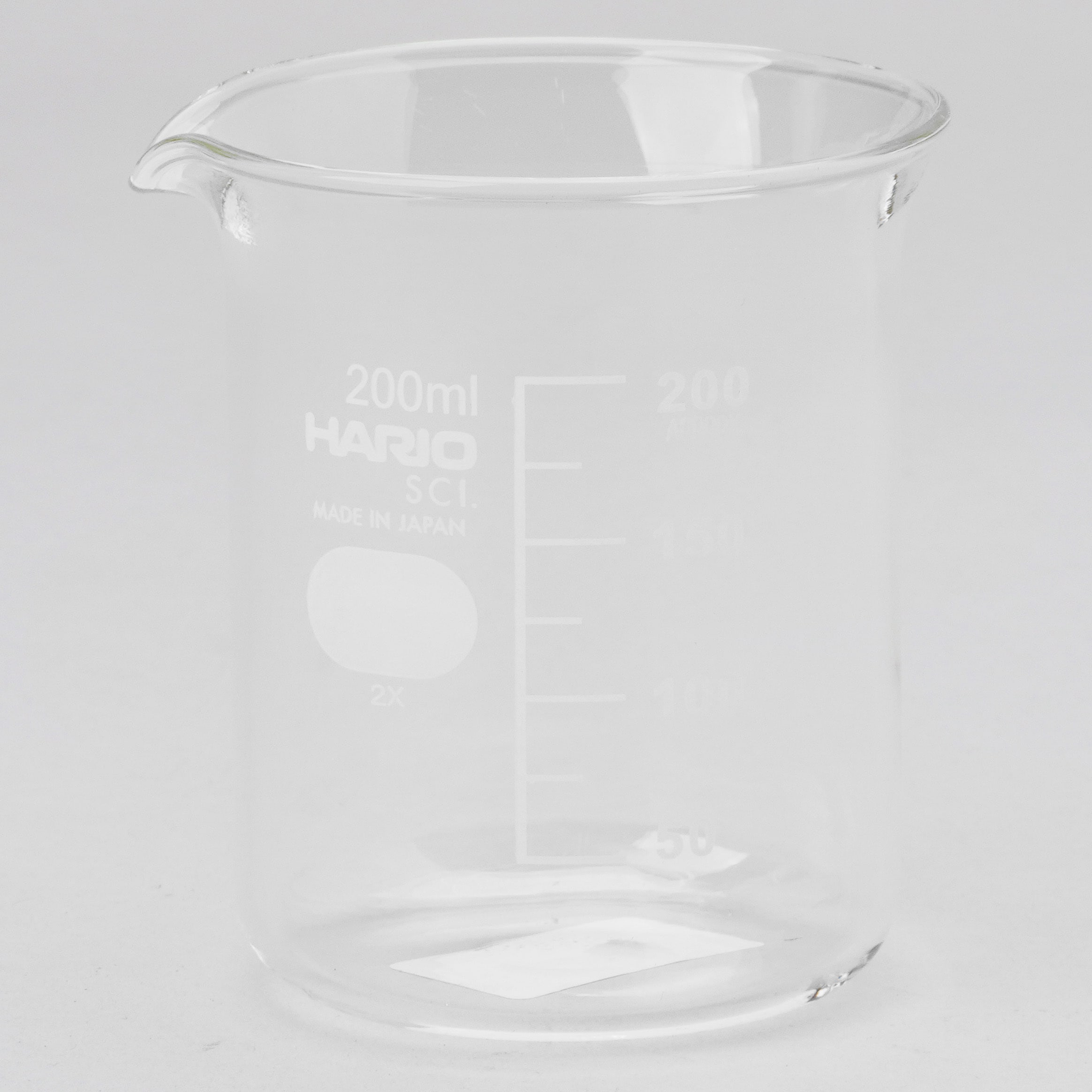 B-200 SCI ビーカー ガラス製 HARIO 目盛あり 200mL - 【通販モノタロウ】