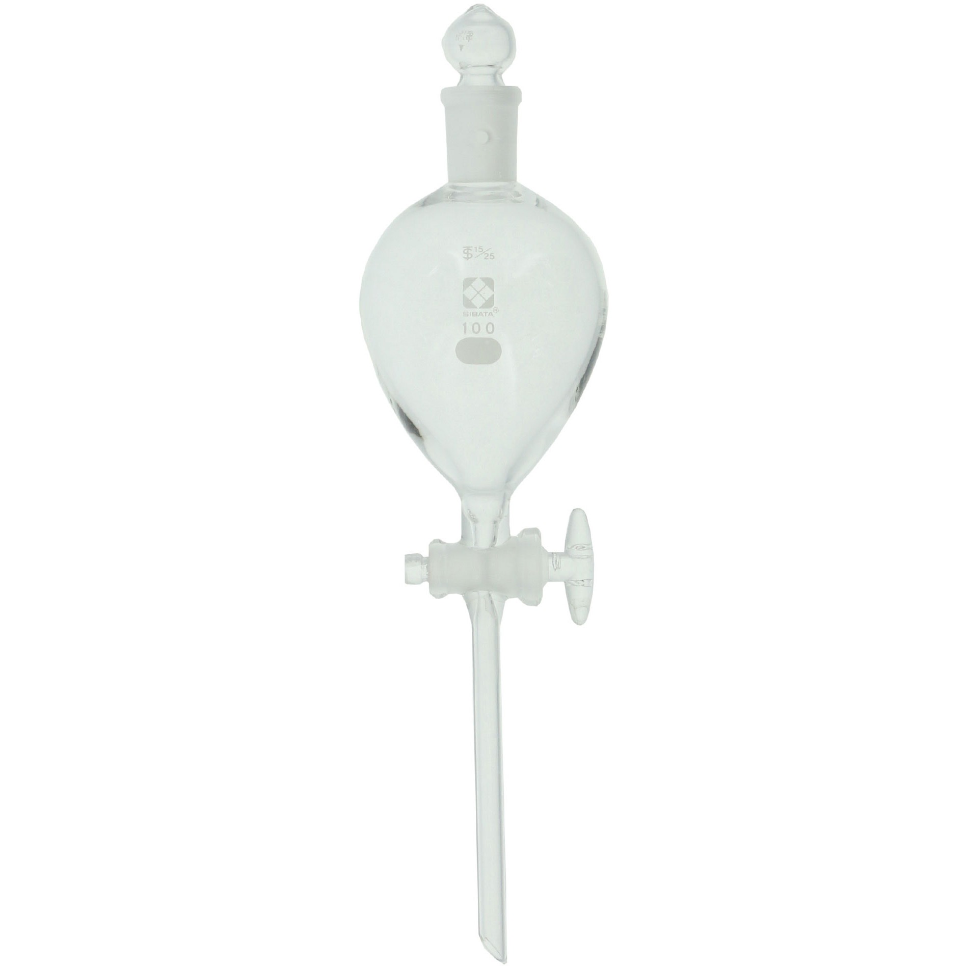 014210-100 分液ロート 球形 SIBATA(柴田科学) 容量100mL