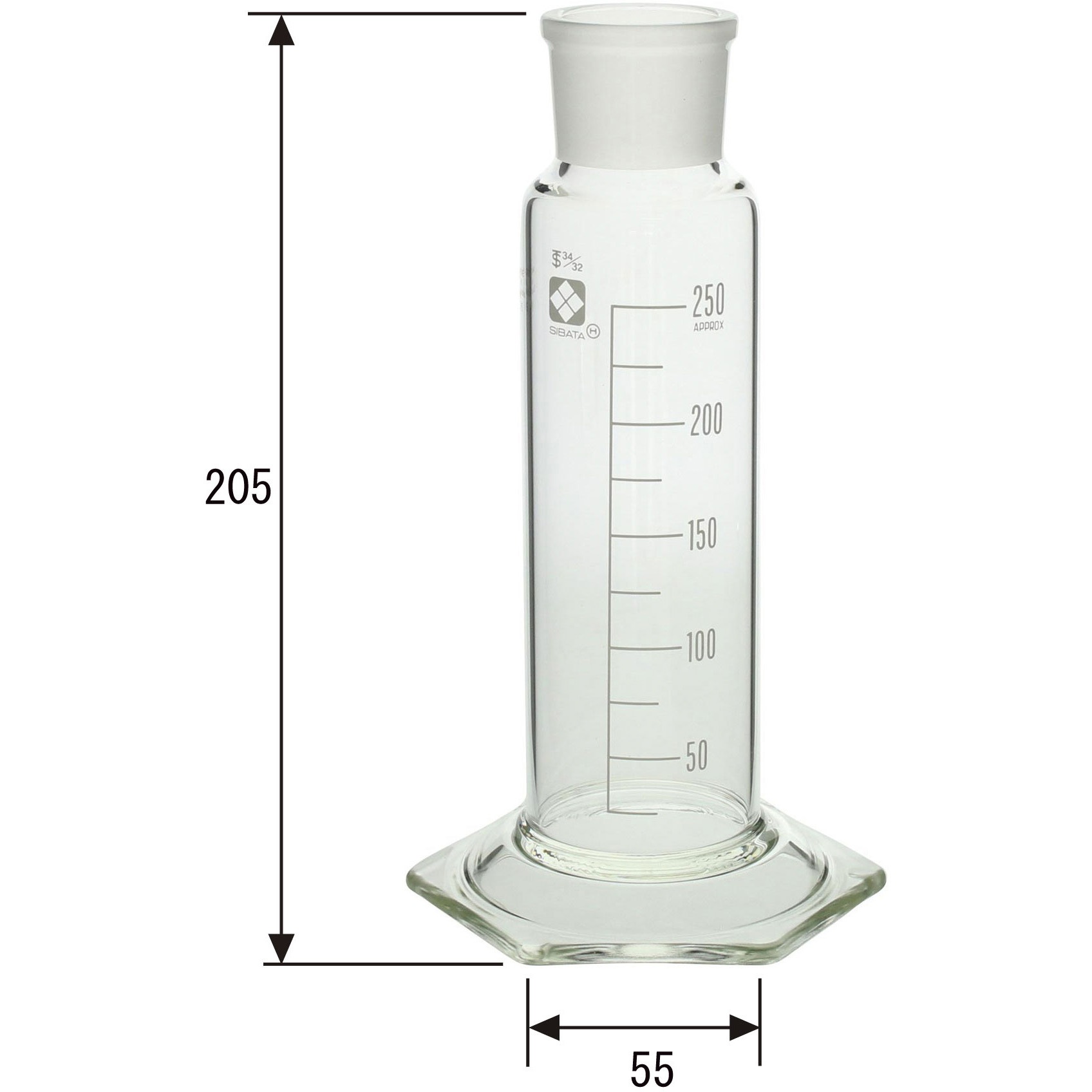 014600-250 ガス洗浄びん びんのみ SIBATA(柴田科学) 容量250mL